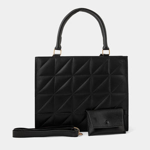 Black Tote Bag Set – LHB-000306 | Lemis