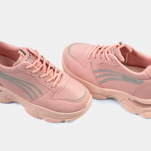 pink chunky platform sneakers – LSN-006280 | Lemis Pakistan
