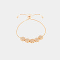 gold tone square crystal bracelet – Gold-Tone Square Crystal Bracelet | Lemis Pakistan