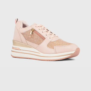 pink chunky sneakers glitter – LSN-006082 | Lemis Pakistan