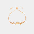 gold tone crescent moon bracelet – Gold-Tone Crescent Moon Bracelet | Lemis Pakistan