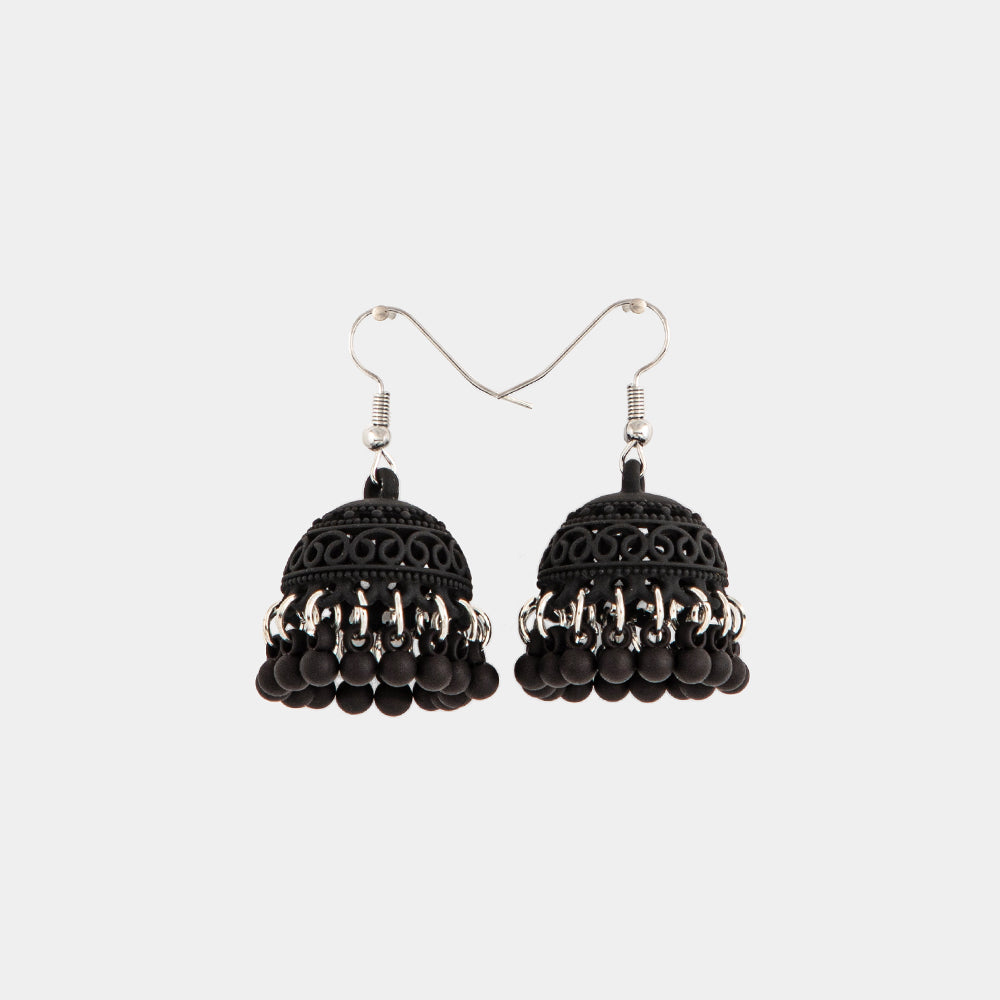 black jhumka earrings – Black Jhumka Earrings | Lemis Pakistan