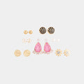 7 piece mixed earring set – 7-Piece Mixed Earring Set | Lemis Pakistan