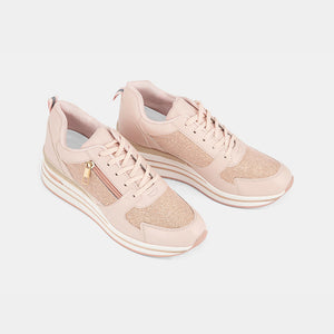 pink chunky sneakers glitter – LSN-006082 | Lemis Pakistan