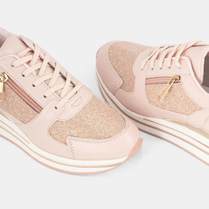 pink chunky sneakers glitter – LSN-006082 | Lemis Pakistan