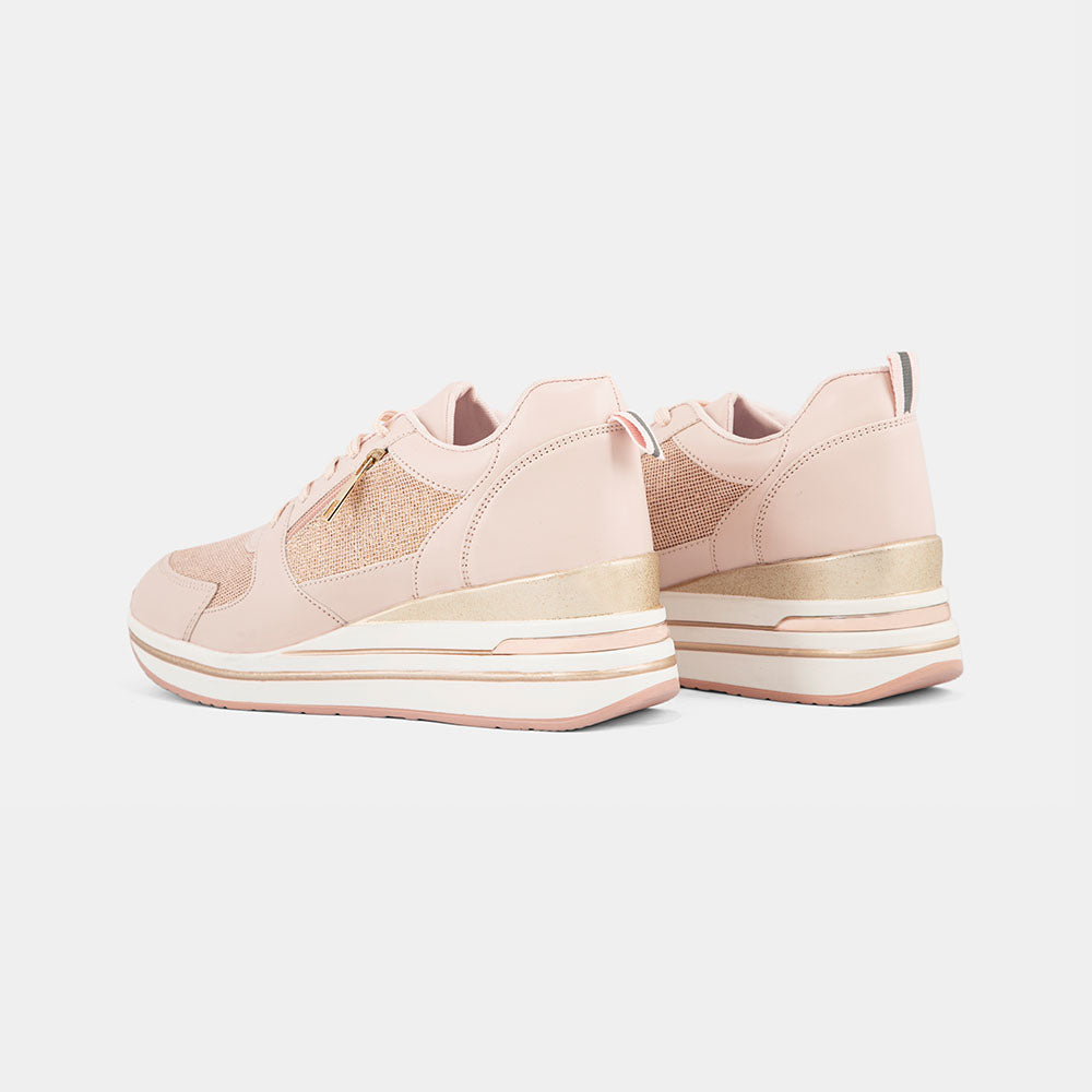 pink chunky sneakers glitter – LSN-006082 | Lemis Pakistan