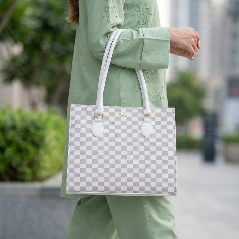 Off White Tote Bag – LHB-000185 | Lemis