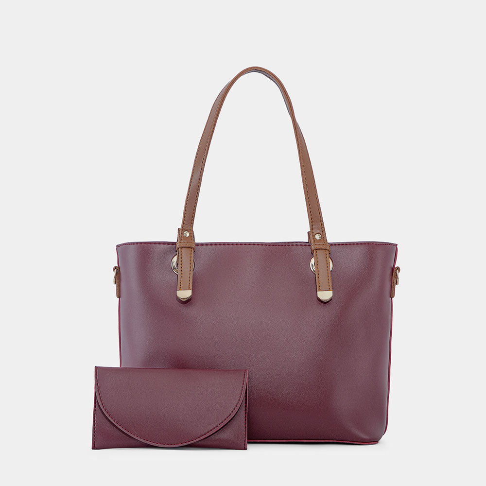 Brown Tote Bag Set – LHB-000061 | Lemis